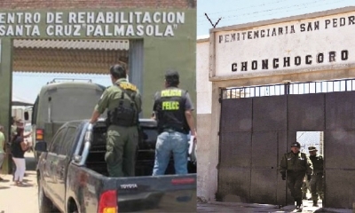 Palmasola en Santa Cruz y Chonchocoro en La Paz. Foto: Kandire