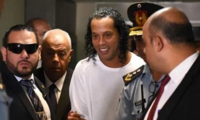 El exastro brasileño del fútbol  Ronaldinho