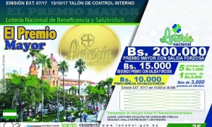 Billete exclusivo para Santa Cruz