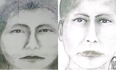 El retrato hablado difundido por la Policía.