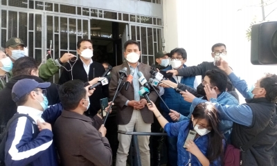 Ministro de Salud y Deportes, Jeyson Auza.