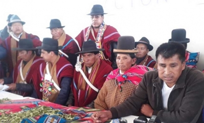 Las organizaciones se reunieron este lunes de emergencia en El Alto.