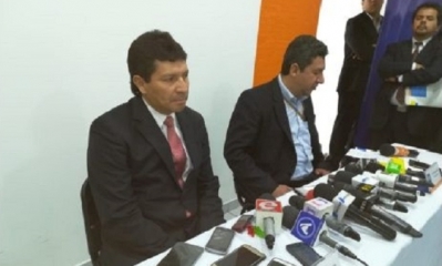 Marcelo Jiménez (izquierda) fue nombrado como nuevo gerente. Foto: Juan Carlos Salinas