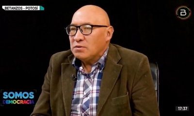 Ex-candidato uninominal por el Movimiento Al Socialismo (MAS) en la Circunscripción 33, Javier Flores.