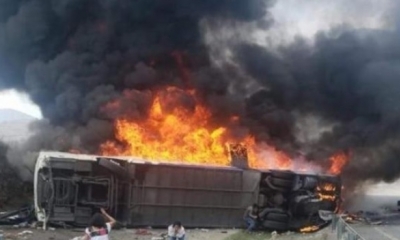El accidente ocurrió en una zona montañosa de Veracruz/Foto. RRSS