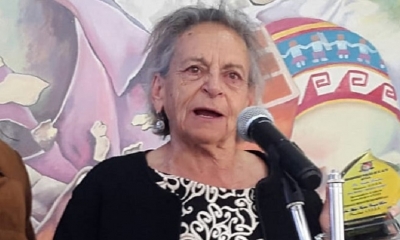 Amparo Carvajal en un pasado pronunciamiento: Foto: APDHB
