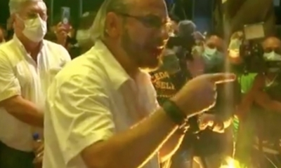 Presidente del Comité Cívico pro Santa Cruz, Rómulo Calvo.