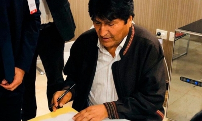 El presidente Evo Morales