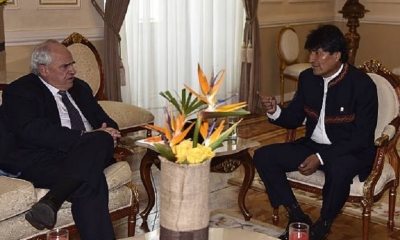 Ernesto Samper y Evo Morales/Foto. RRSS