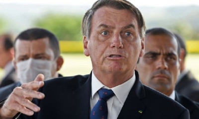 Jair Bolsonaro criticó las medidas de algunos gobernadores regionales contra el coronavirus. | Fuente: AFP