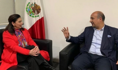 La exembajadora María Teresa Mercado. | SRE