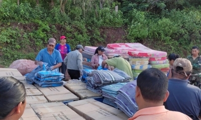 El Ministerio de Educación, hace entrega de materiales a comunidad afectada