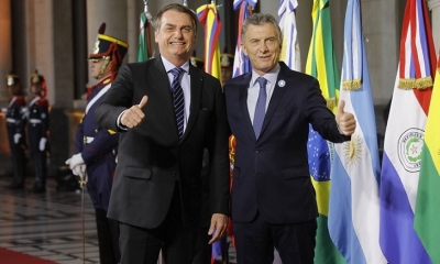 Mauricio Macri y Jair Bolsonaro 