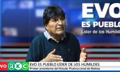 El expresidente Evo Morales