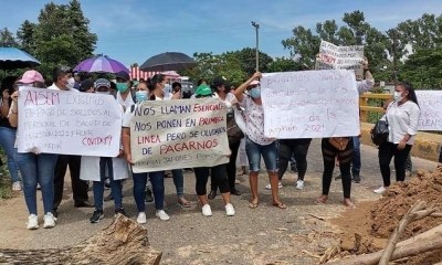 Por segundo día consecutivo se concreta el paro de trabajadores de salud en la localidad de Santa Martha
