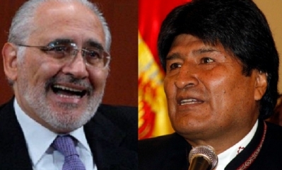 Carlos Mesa y Evo Morales/Foto. Kandire 