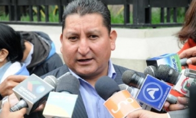Ismael Fernández, secretario Ejecutivo de la Confederación de Choferes de Bolivia/Foto. RRSS