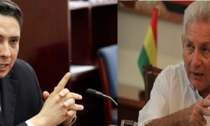 El ministro de Justicia, Héctor Arce, lamentó la ausencia del gobernador de Santa Cruz, Rubén Costas