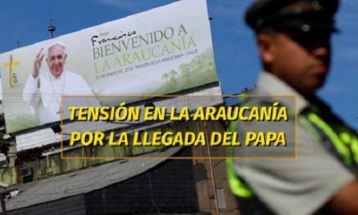 Además, un carabinero recibió un impacto de perdigones en la espalda cuando repelía un ataque de encapuchados en la localidad de Ercilla, a 570 kilóme
