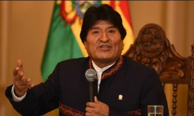 El presidente Evo Morales saludó el jueves a la Abuelas de Plaza de Mayo de Argentina