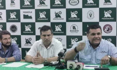 La directiva de Fegasacruz denuncia el robo de reses durante 2021 y pide a la Policía actuar.