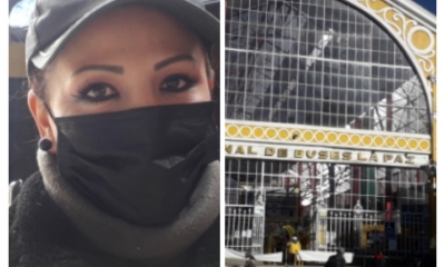 Responsable de Tránsito de la terminal de la ciudad de La Paz, Jaqueline Gutiérrez