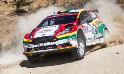 El coche del cruceño, que en esta oportunidad corrió con el número 35. Foto: Prensa Marquito Bulacia