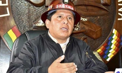 Juan Huarachi, secretario ejecutivo de la COB.