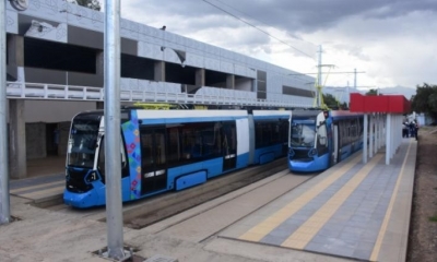 Los trenes que podrían ser rematados en Chile son similares a estos vagones que llegaron a inicios de 2020.