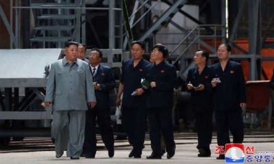 La prueba fue supervisada personalmente por el líder norcoreano, Kim Jong-un. | Fuente: AFP