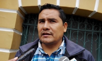 Jacinto Herrera, secretario ejecutivo de la Confederación Sindical Única de Trabajadores Campesinos de Bolivia. Foto: Internet