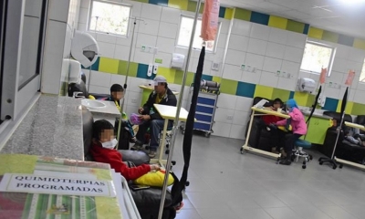 Los menores en el Oncológico Pediátrico del hospital Manuel Ascencio Villarroel