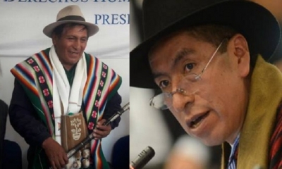 Cristóbal Huanca y Gualberto Cusi/Foto. Kandire