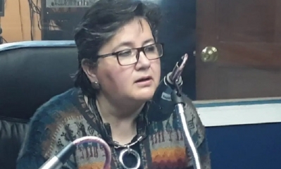 Verónica Navia, ministra de Trabajo/Foto. RRSS