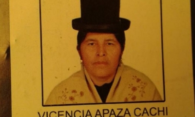 Vicencia Apaza es concejal por el MSP/Foto. RRSS