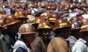 Foto / Archivo : Cooperativistas mineros