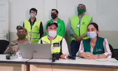 Informe sobre el primer día de rastrillaje en Santa Cruz. Foto/captura de pantalla