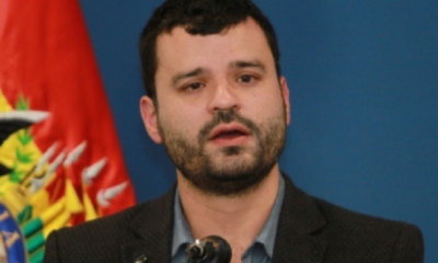Manuel Canelas, ministro de Comunicación/Foto. ABI