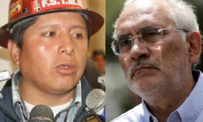 Juan Carlos Huarachi y Carlos Mesa/Foto. Kandire 