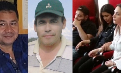 Juan Carlos Candia Saavedra, Jerónimo Manu y la familia Castedo Candia/Foto. Kandire