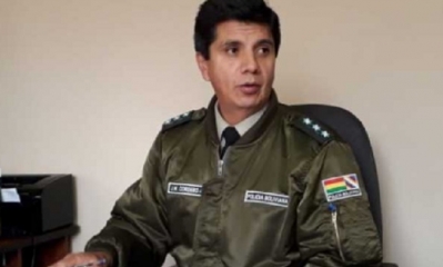 William Cordero, director nacional de la FELCC/Foto. RRSS