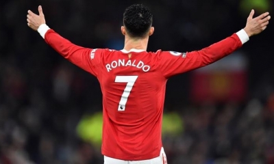 El delantero del Manchester United Cristiano Ronaldo. | EFE