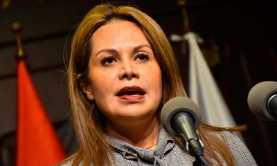 Roxana Lizárraga, ministra de Comunicación en el gobierno transitorio de Jeanine Áñez.