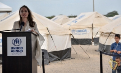 Angelina Jolie en Colombia/Foto. RRSS