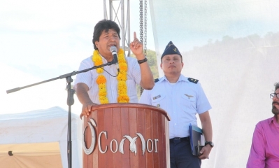 El presidente Evo Morales