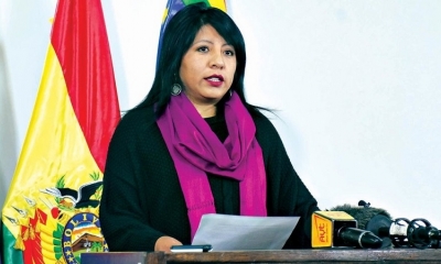 La defensora interina, Nadia Cruz. 