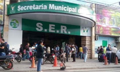 Frontis de la Secretaría de Recaudaciones y Gestión Catastral/Foto. RRSS