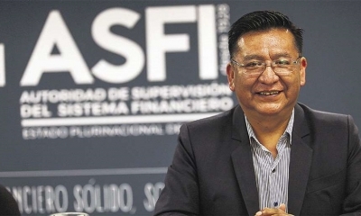El director de la Autoridad de Supervisión del Sistema Financiero (ASFI), Reynaldo Yujra