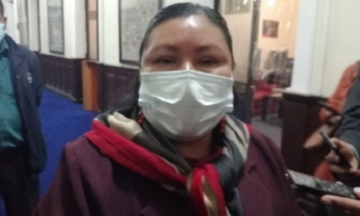 Senadora Cecilia Moyoviri. Foto: ANF
