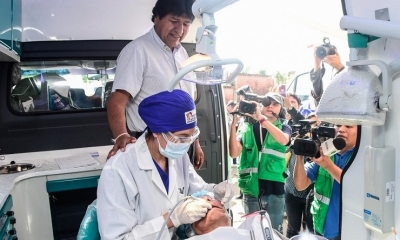 El presidente Evo Morales